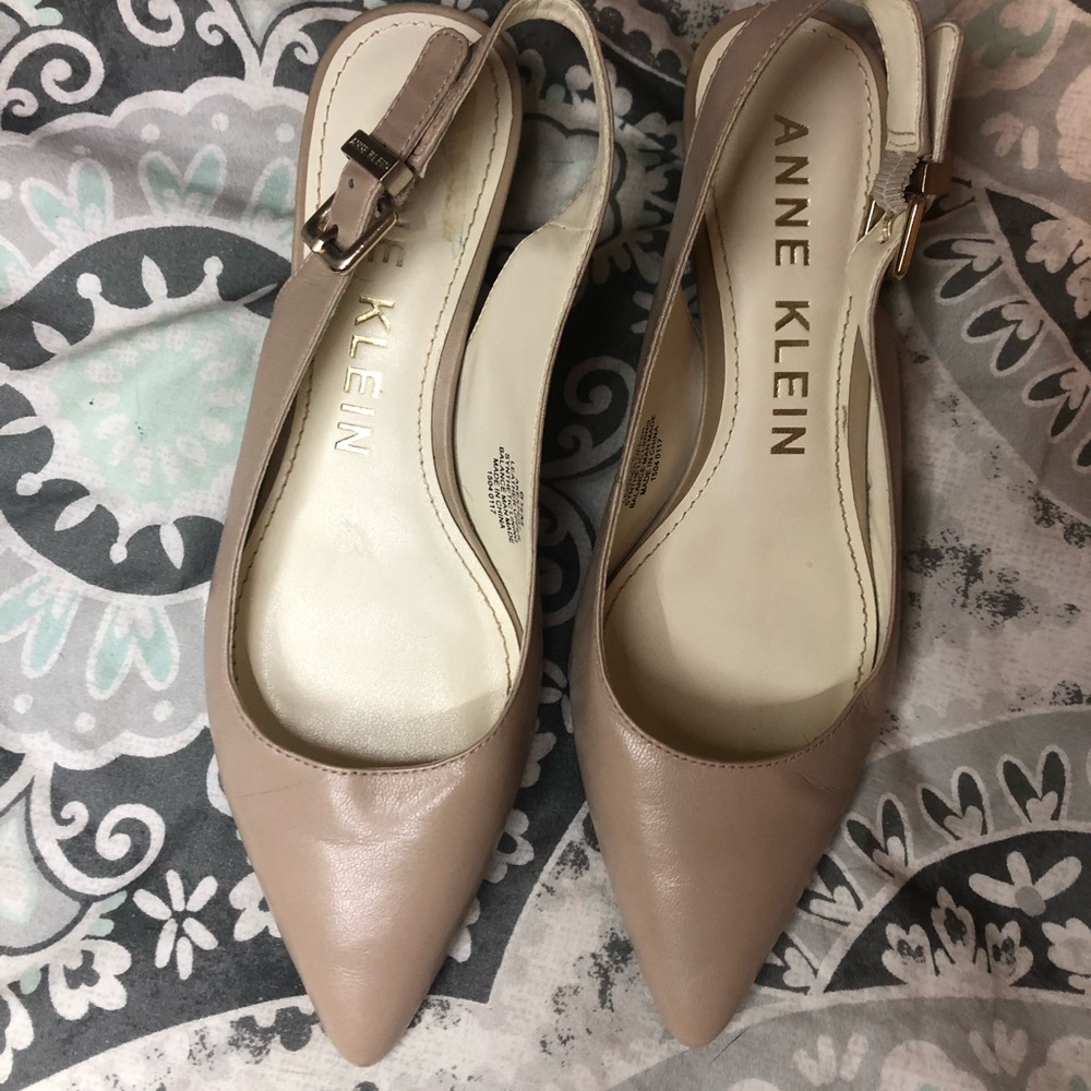 Anne Klein heels with strap
